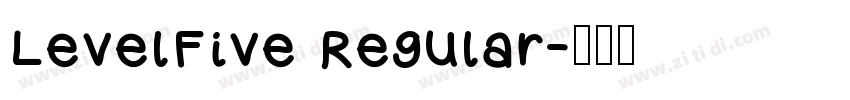 LevelFive Regular字体转换